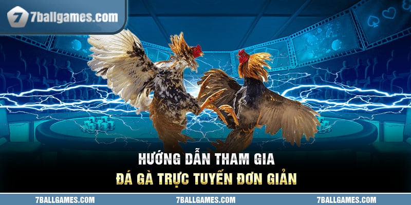 Hướng dẫn tham gia đá gà trực tuyến đơn giản 