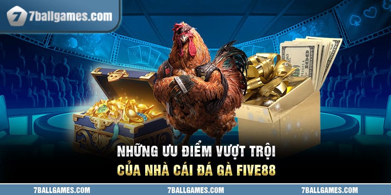 Những ưu điểm vượt trội của nhà cái đá gà Five88